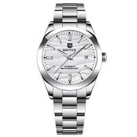 Relógio Automático Masculino Desert Dial Design Em Aço Inoxidável Impermeavel Branco - 1