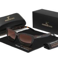 Óculos Desportivos Casuais Unissex Kingseven Polarizados Leopardo Gradiente Marrom - 1