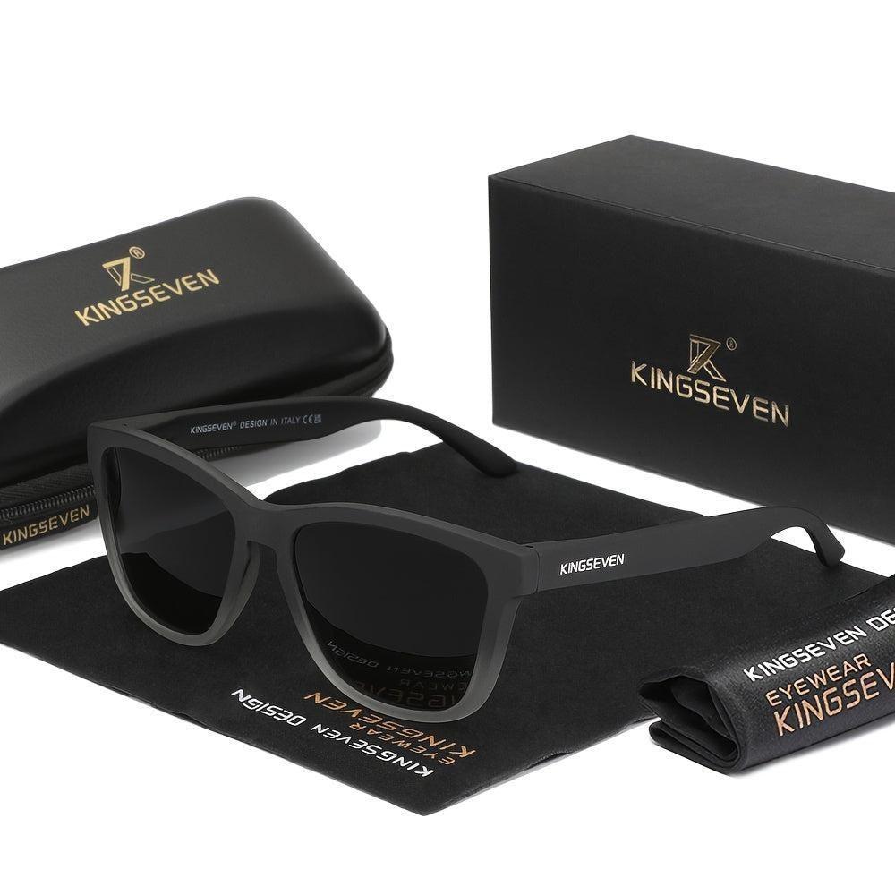 Óculos Desportivos Casuais Unissex Kingseven Polarizados Quadro Gradiente Cinza - 1