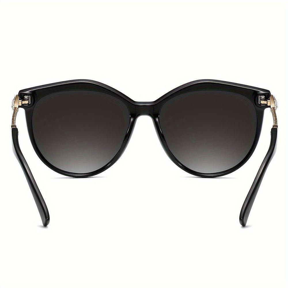 Óculos De Moda Barcur Polarizados Estilo Olho De Gato , Lentes Gradientes Gradiente Preto - 3