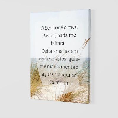 Placa Decorativa - O Senhor é Meu Pastor E Nada Me Faltará