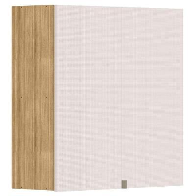 Armário Aéreo Ambiente Art 2 Portas Articuladas 80cm Freijó Soft
