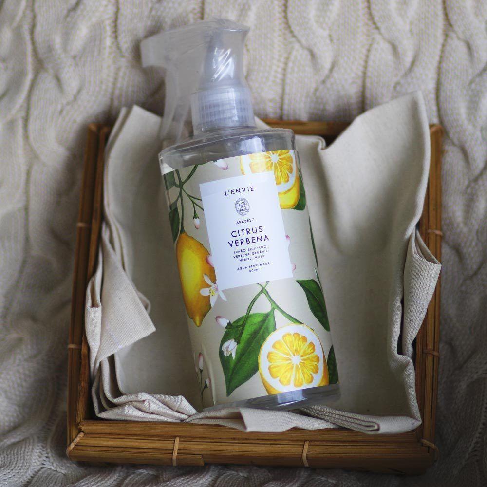 Água Perfumada Limão Citrus Verbena Gerânio Lenvie 500 Ml - 4