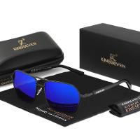 Óculos Polarizados Kingseven Elegância E Versatilidade Para Todas As Ocasies Azul - 1