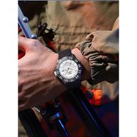 Relógio à Prova D\'água Clássico E Elegante Com Calendário Duplo E Luz Noturna Preto Prateado - 4