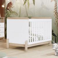 Berço Mini Cama 2 Em 1 Ternura Henn Branco Com Jequitibá Hp - 1