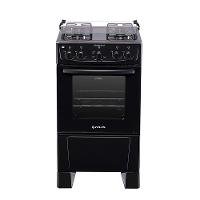 Fogão 4 Bocas Atlas Mônaco Plus Com Mesa Inox E Acendimento Automático Preto Bivolt - 3