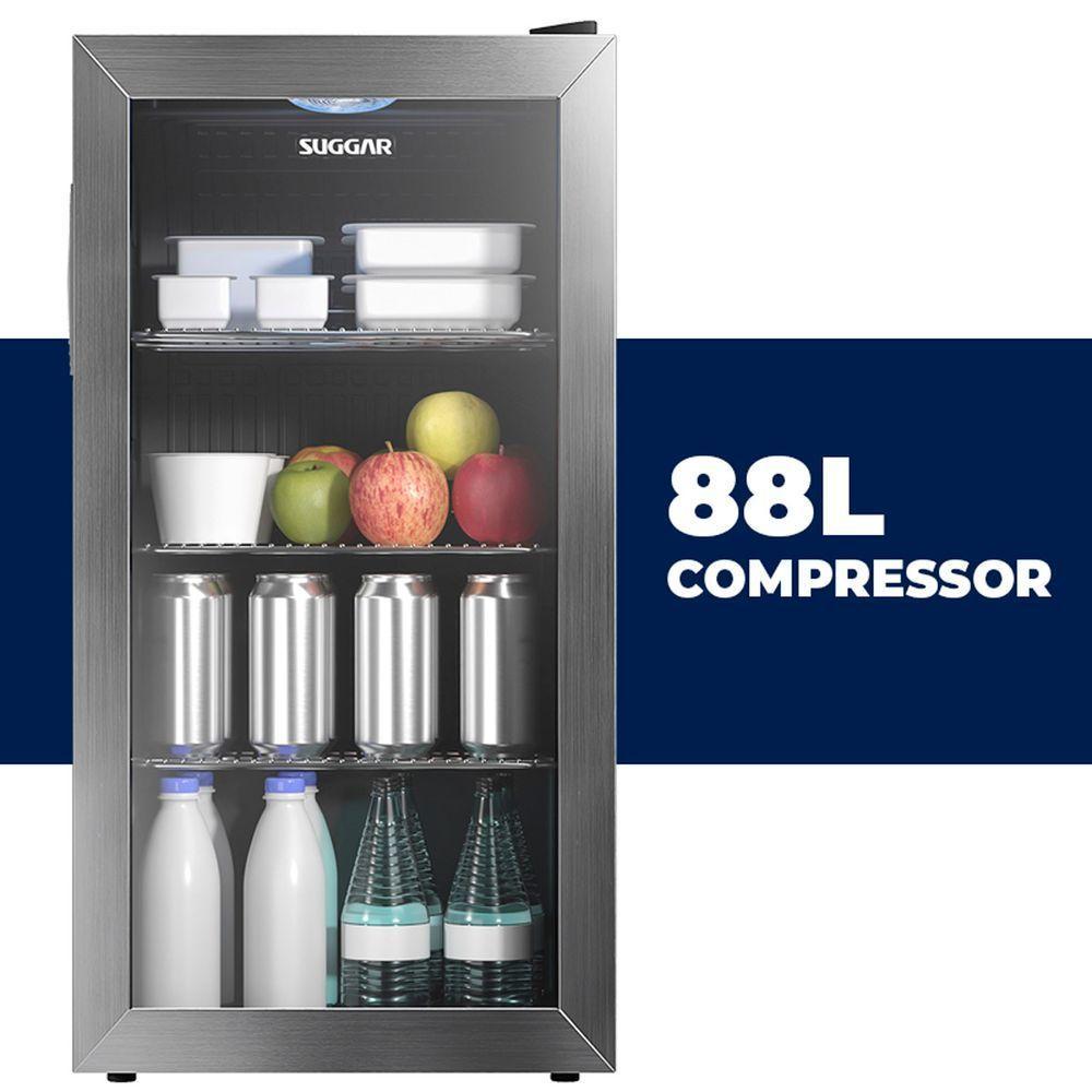 Frigobar Suggar 88 Litros Com Porta De Vidro FB8811IX/FB8812IX Inox 110V - 6