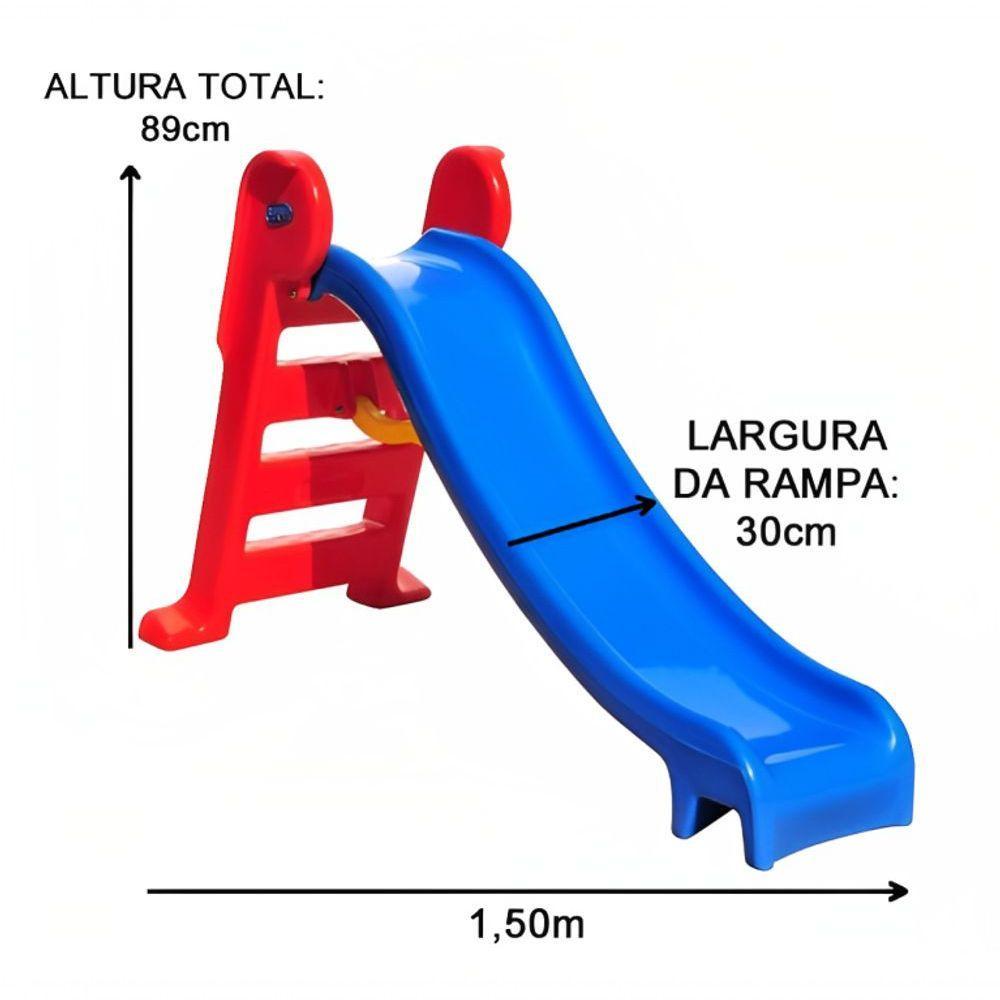 Kit Pula Pula 1,83m + Piscina De Bolinhas 1m + 500 Bolinhas + Escorrega Médio + 2 Gangorra 1l + 1 G2 - 4