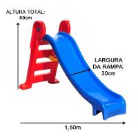 Kit Pula Pula 1,83m + Piscina De Bolinhas 1m + 500 Bolinhas + Escorrega Médio + 2 Gangorra 1l + 1 G2