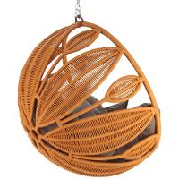 Balanço Petala Corda Náutica Alumínio Jardim Trama Original Terra Cota - 3