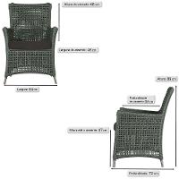 Poltronas Igapó Alumínio Pintura Fendi Corda Náutica E9 Verde - 3