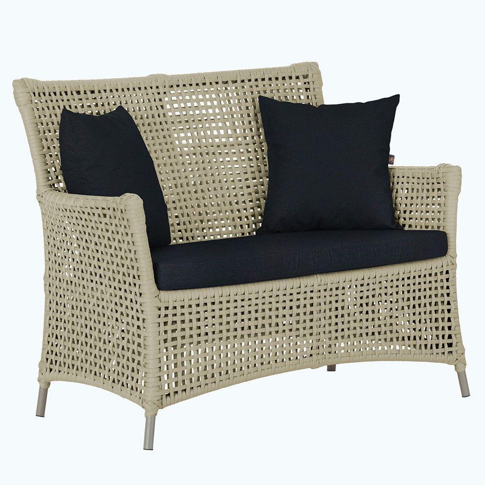 1 Sofá área Externa Igapó Alumínio Fendi Corda Náutica E12 Rami - 1