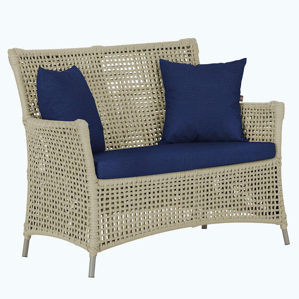 1 Sofá área Externa Igapó Alumínio Fendi Corda Náutica E10 Rami - 1