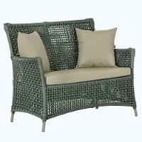 1 Sofá área Externa Igapó Alumínio Fendi Corda Náutica E7 Verde - 6