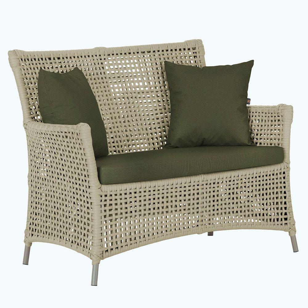 1 Sofá área Externa Igapó Alumínio Fendi Corda Náutica E13 Rami - 1