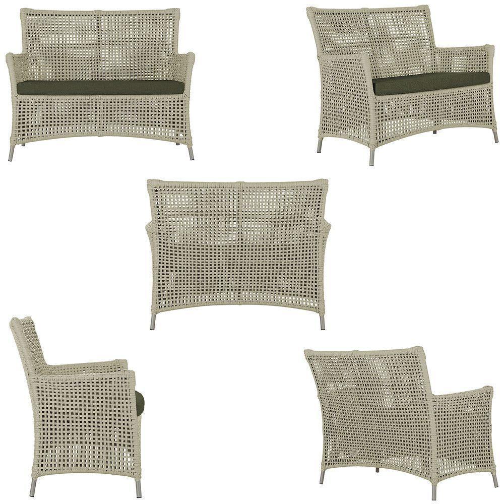 1 Sofá área Externa Igapó Alumínio Fendi Corda Náutica E13 Rami - 3