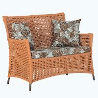 1 Sofá área Externa Igapó Alumínio Marrom Corda Náutica E6 Terra Cota - 1