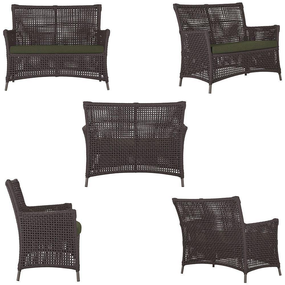 1 Sofá área Externa Igapó Alumínio Marrom Corda Náutica E13 Marrom - 3