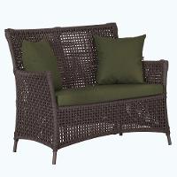 1 Sofá área Externa Igapó Alumínio Marrom Corda Náutica E13 Marrom - 1