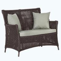 1 Sofá área Externa Igapó Alumínio Marrom Corda Náutica E3 Marrom - 1