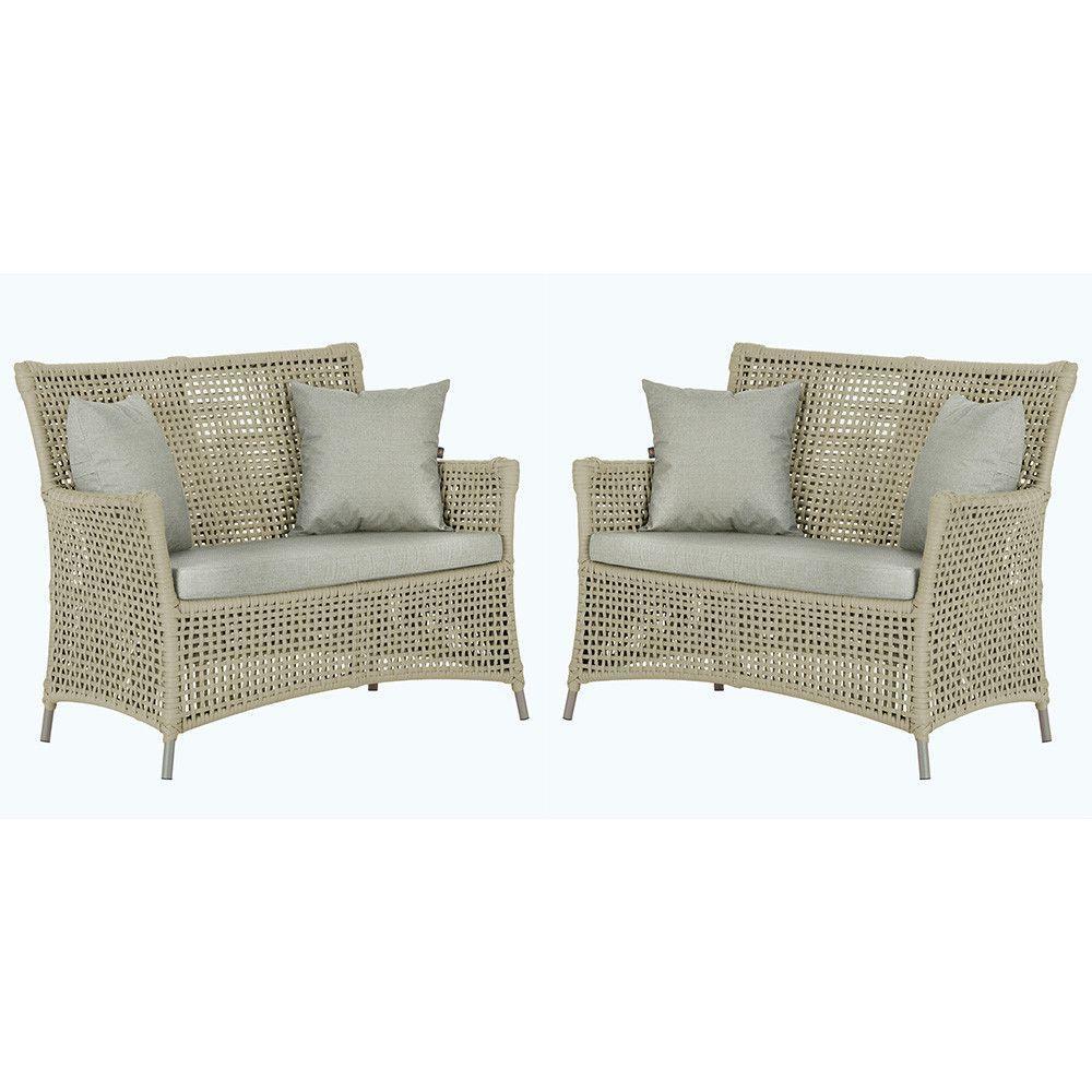 2 Sofás área Externa Igapó Alumínio Fendi Corda Náutica E3 Rami - 1