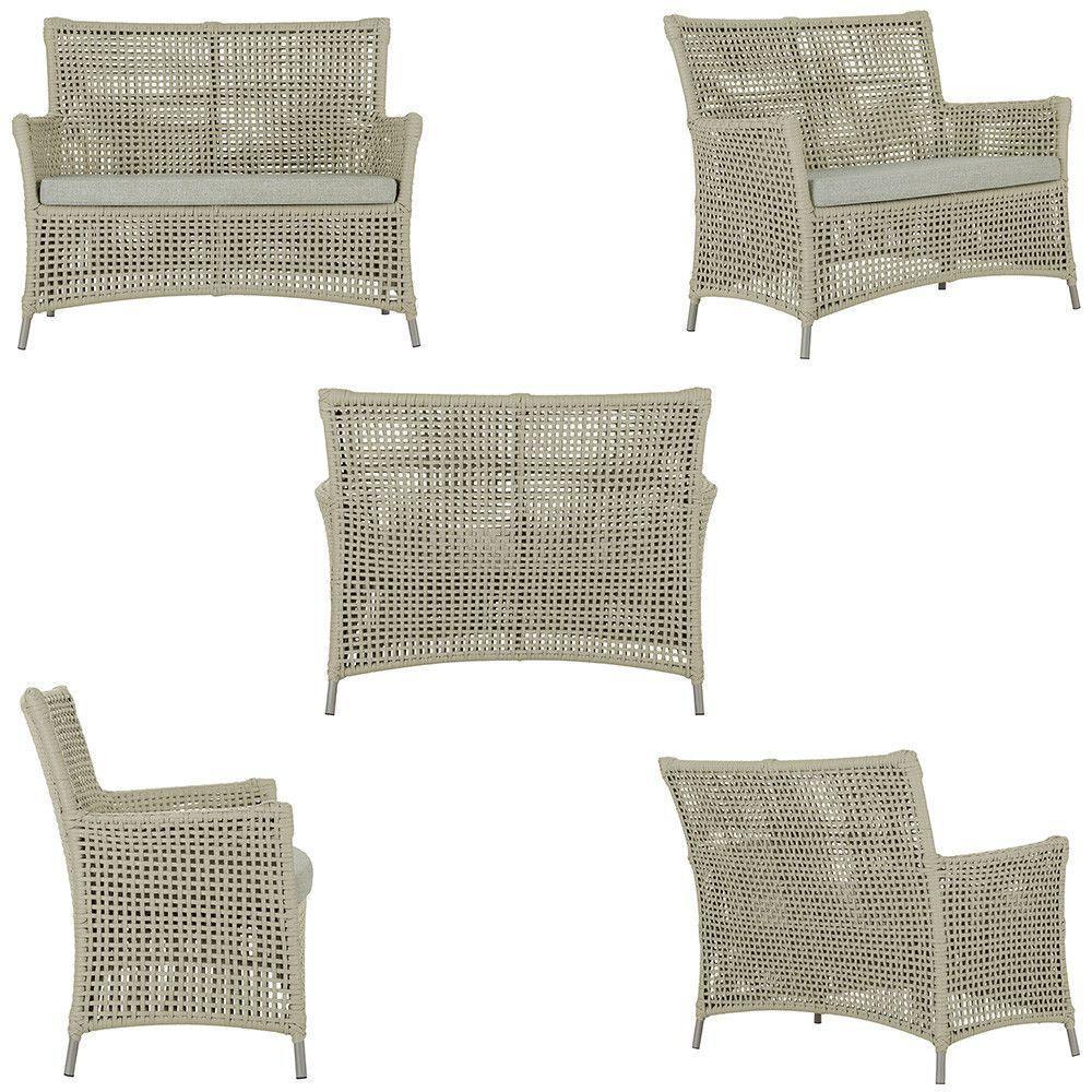 2 Sofás área Externa Igapó Alumínio Fendi Corda Náutica E3 Rami - 3