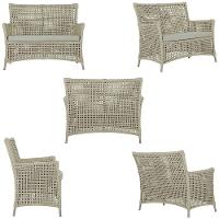 2 Sofás área Externa Igapó Alumínio Fendi Corda Náutica E3 Rami - 3