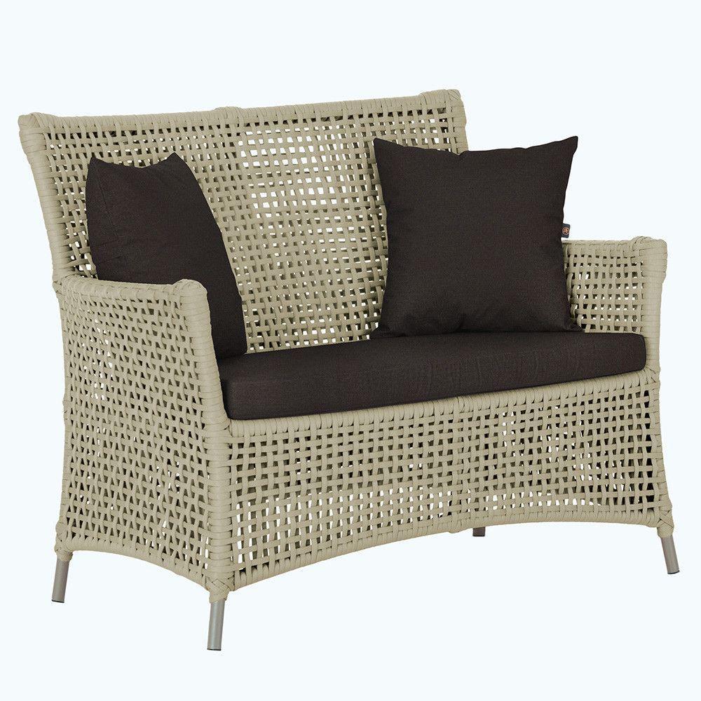 1 Sofá área Externa Igapó Alumínio Fendi Corda Náutica E9 Rami - 1