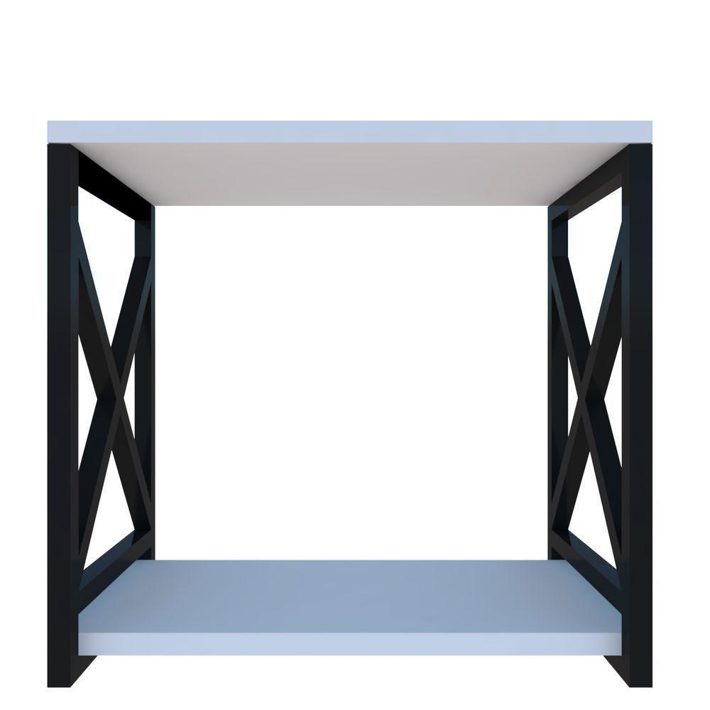 Gabinete Para Banheiro Mdf Branco Não Enferruja - 1