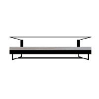 Adega Bar Bebida Com Porta Taça 45cm Pinus Amadeirado - 1