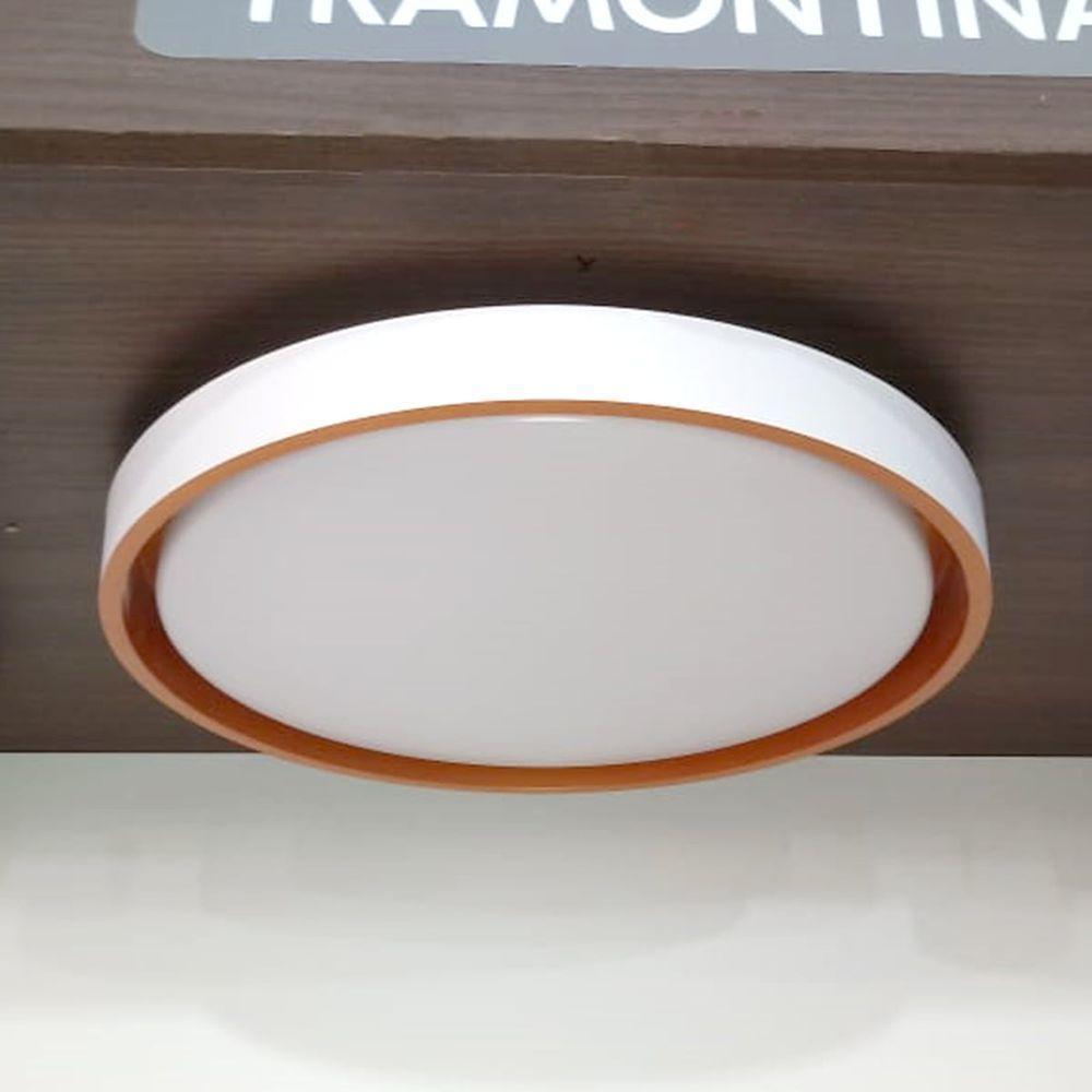 Hevvy Plafon Led Montana 24w Red Branco+dour Ly-8762m Bc+dr - 3