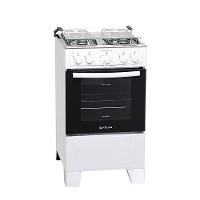 Fogão 4 Bocas Atlas Mônaco Plus Com Mesa Inox E Acendimento Automático Branco Bivolt - 3