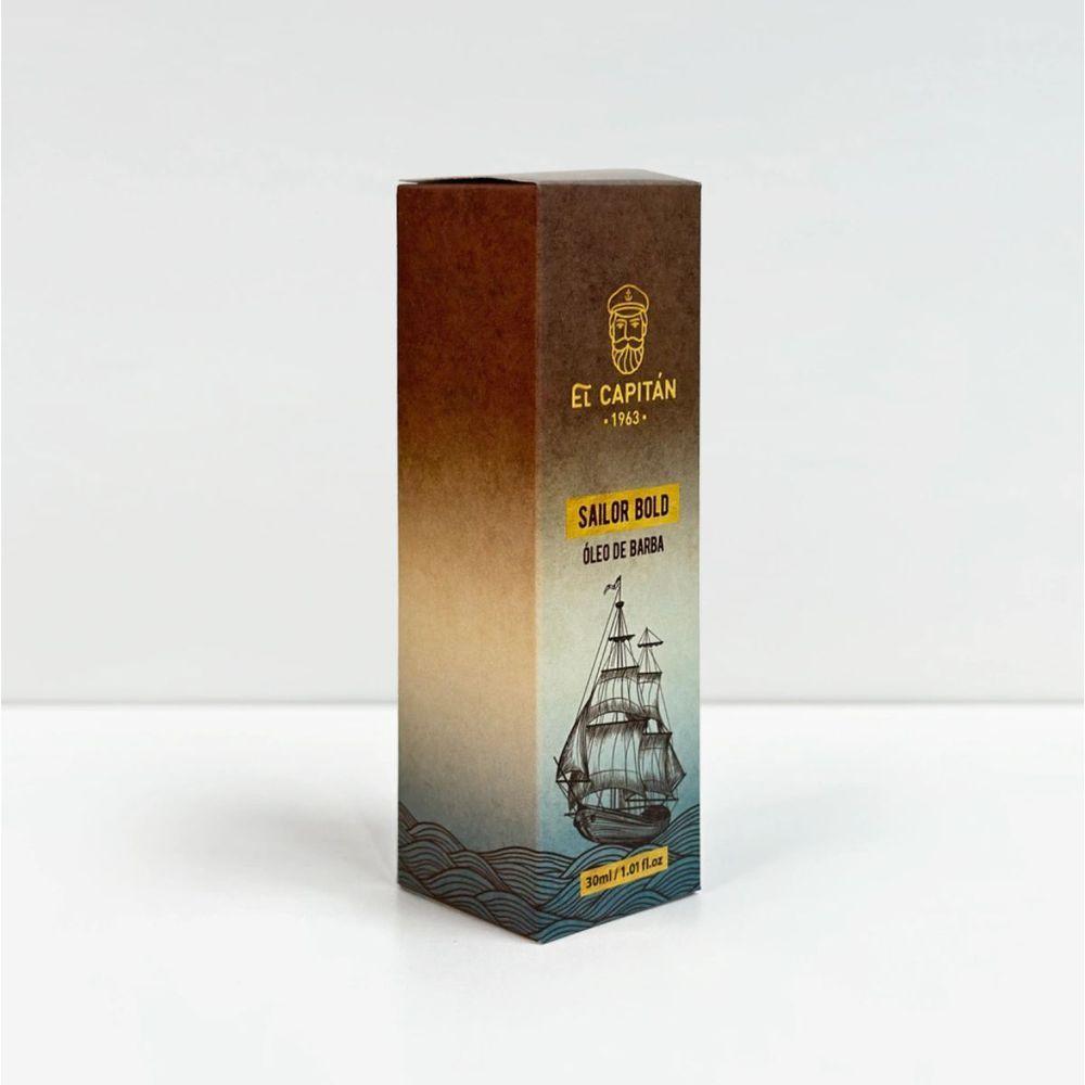 Óleo De Barba Sailor Bold 30ml El Capitán - 4