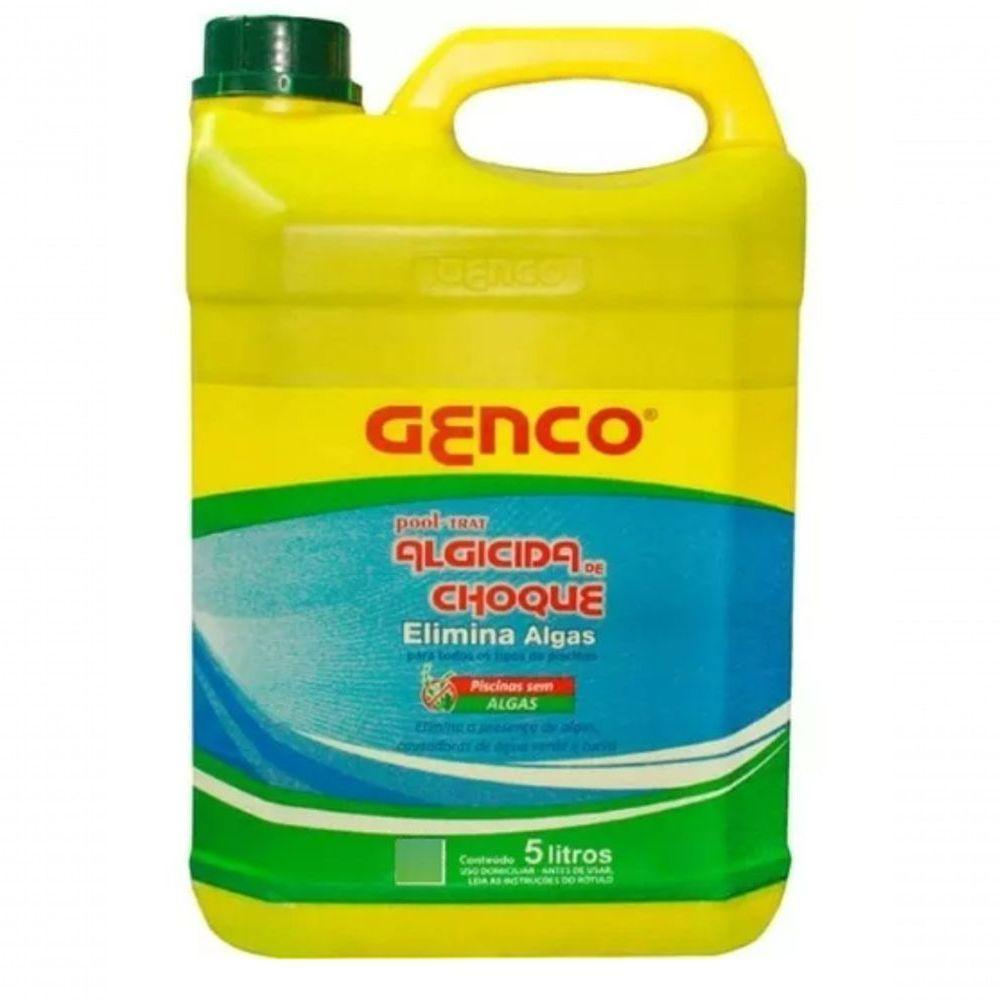 Algicida De Choque Eliminador De Algas 5l - Genco Pool-trat - 1