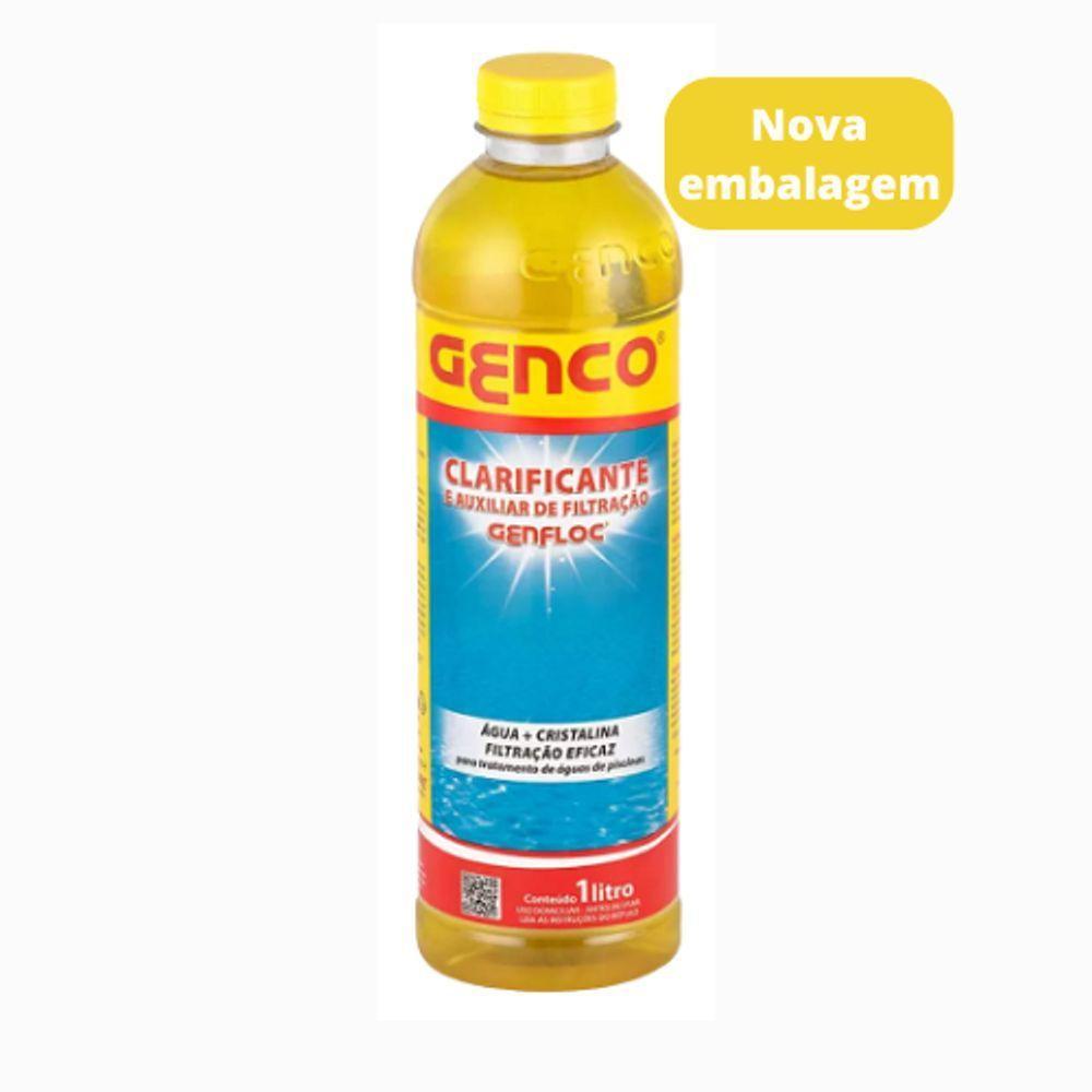 Clarificante E Auxiliar De Filtração Genfloc 1 Litro Genco - 2