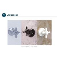 Acabamento Cromado Para Registro C-37 Modelo Padrão Deca