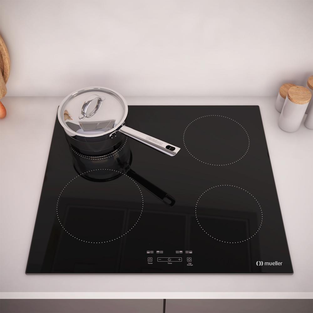 Cooktop Mueller 4 Bocas de Indução com Turbo MCI014BG1 220V - 8