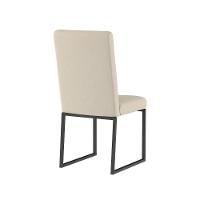 Kit 8 Cadeiras Para Mesa De Jantar Base Industrial Preto Balaqui Cor:bege Bege