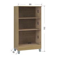 Cômoda 867 4 Gavetas Com Armário Multiuso 2 Portas Pequeno Damasco Off White - Poquema - 5