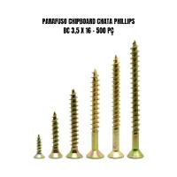 Parafuso Chipboard Chata Phillips Bc 3,5 X 16 - 500 Pç - 2