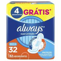 Absorvente Always Básico Seca Abas Com 32 - 1