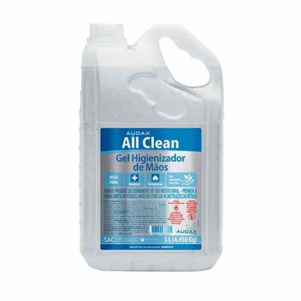 Álcool Gel 70 All Clean Audax 5 Litros - 1
