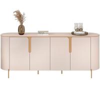 Kit Aparador Buffet Lia Com Cristaleira Tarsila Orgânico D05 Off White Freijó - 2