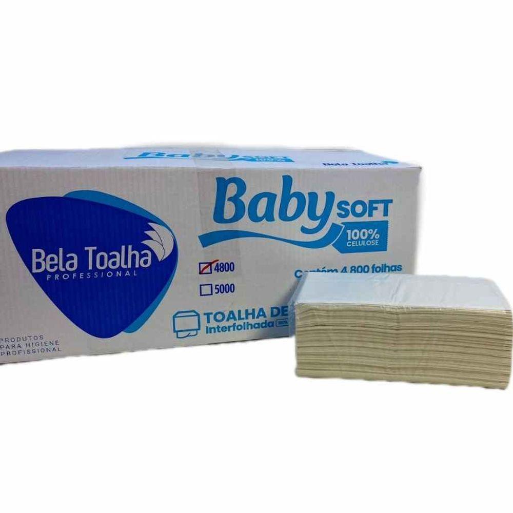 Papel Interfolha Branco 2d 23x21 100% Baby Com 4800 Folhas - 2