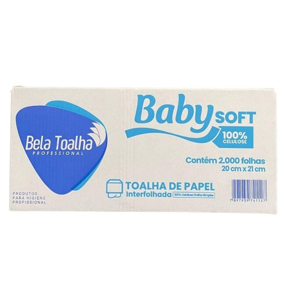 Papel Interfolha Branco 2d 20x21 Com 2000 Folhas Baby - 1