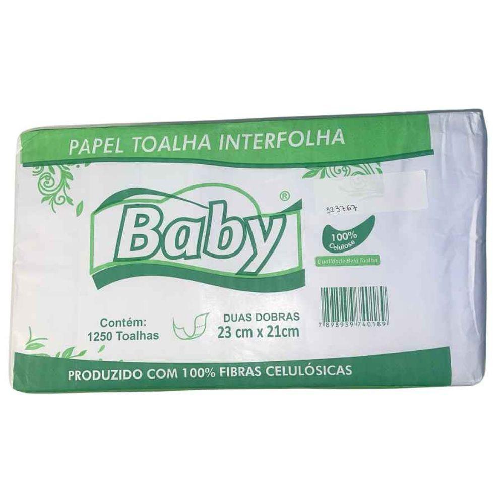 Papel Interfolha Branco 2d 23x21 28g Baby C/1250 - 1