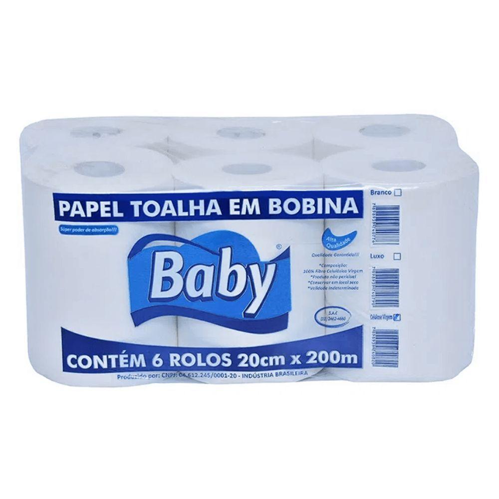 Papel Bobina Baby 100% 6x20x200 Mts - 1