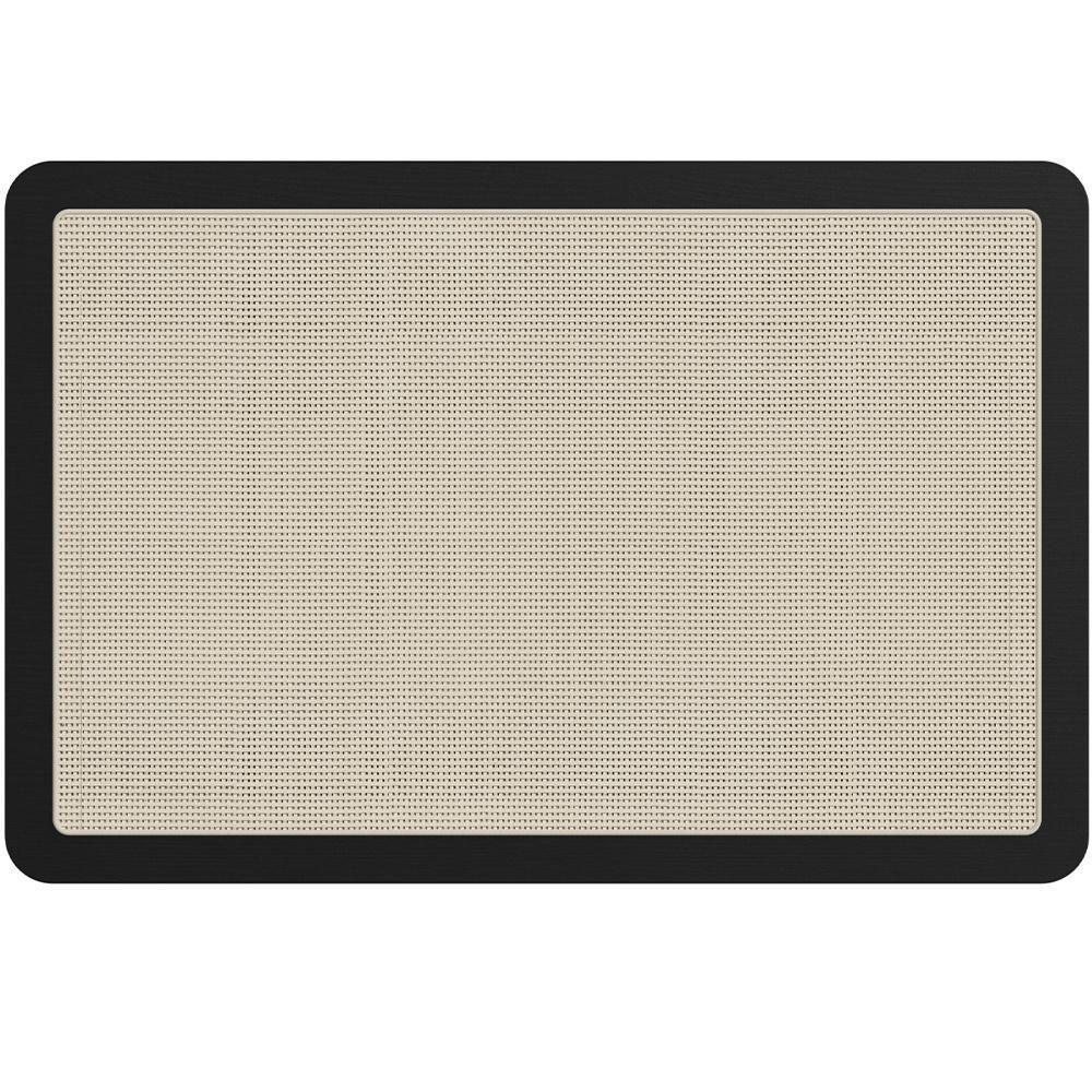 Cabeceira Solteiro 90cm E 1 Mesa Lateral 2 Gavetas Madeira Moss A03 Nero Preto - 2