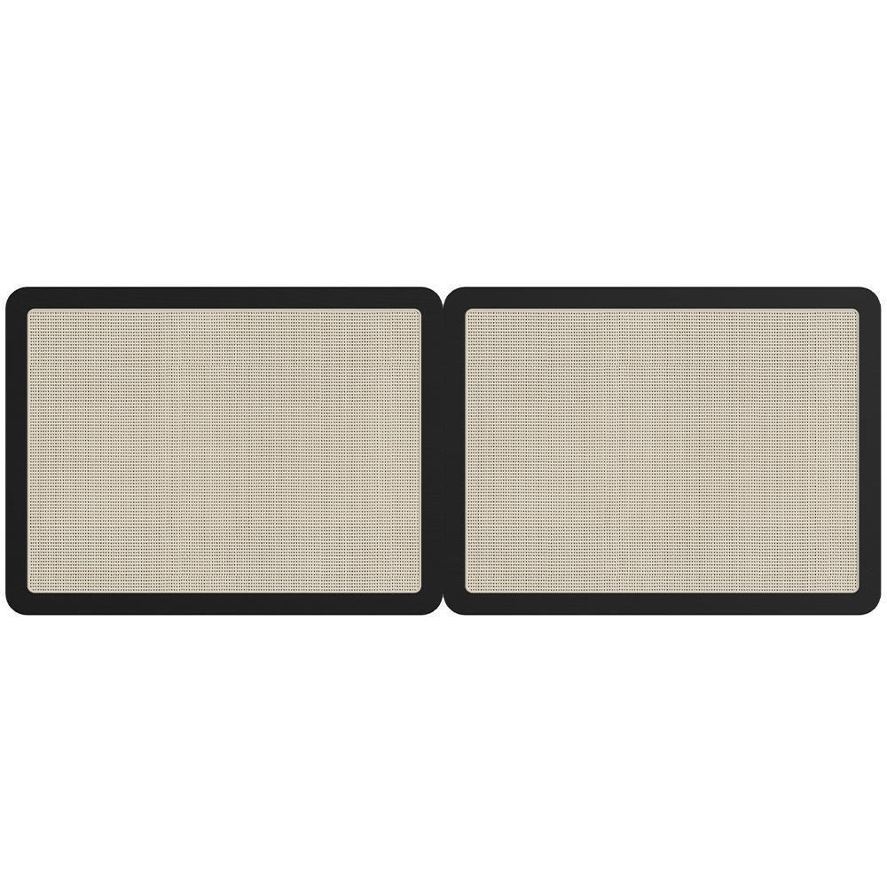 Cabeceira Cama Box Casal Queen Painel Com Telinha 160cm Moss A03 Nero - 1